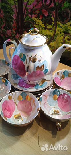 Чайный сервиз СССР агашки дулево 1970