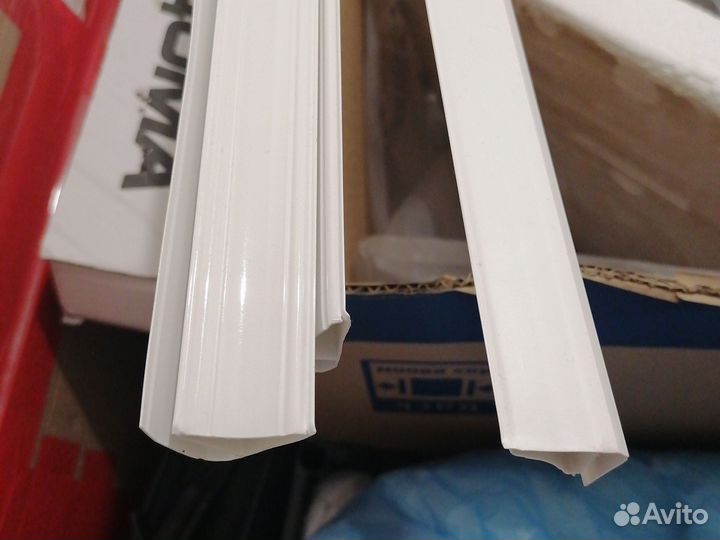 Потолочный плинтус под пластик с L профилем