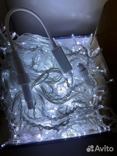 Гирлянда уличная бахрома 25 и 50 м