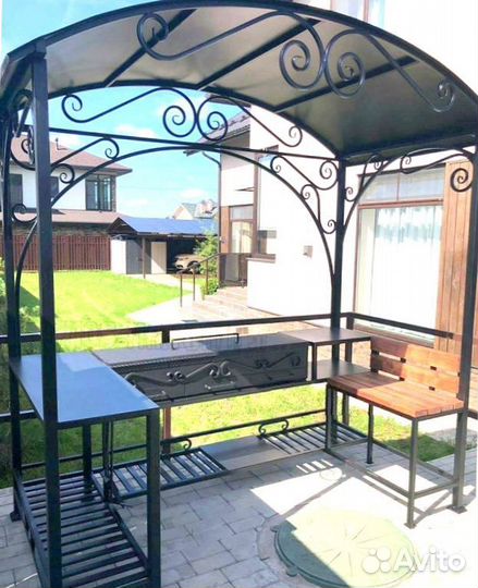 Мангал С крышей