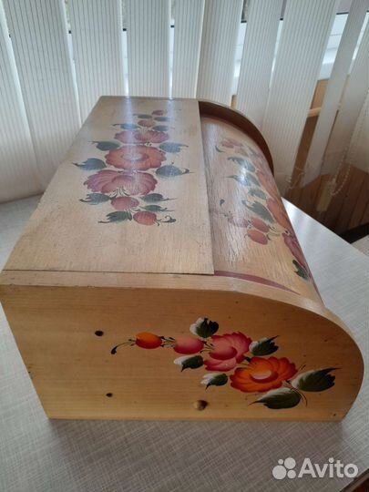 Хлебница деревянная СССР