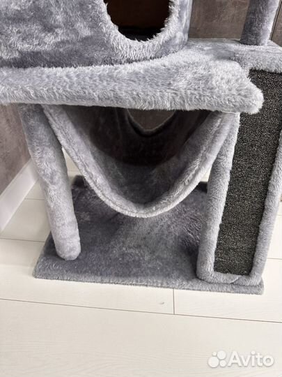 Домик для кошки с когтеточкой и гамаком