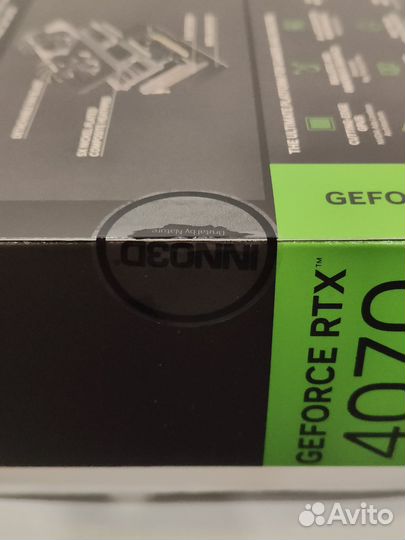 Видеокарта inno3D twin X2 RTX 4070 super 12GB