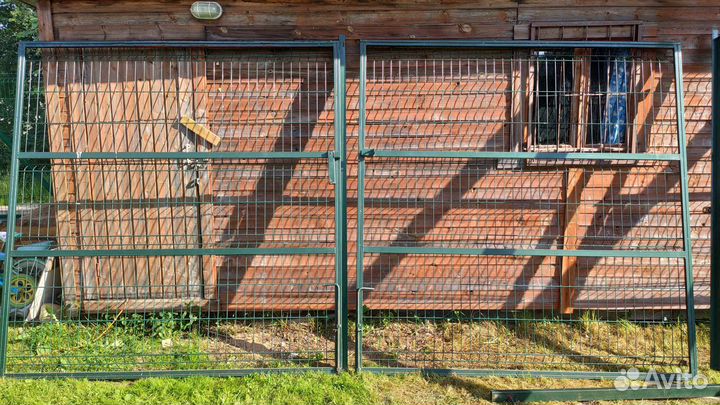 Ворота распашные бу