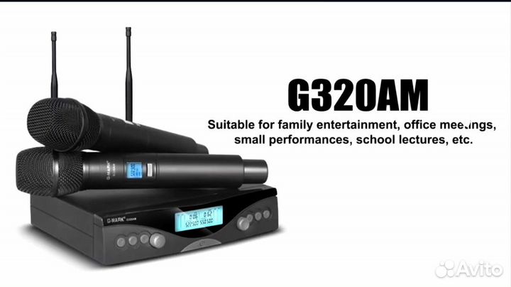 Новая профессион. радиосист. G-Mark для караоке