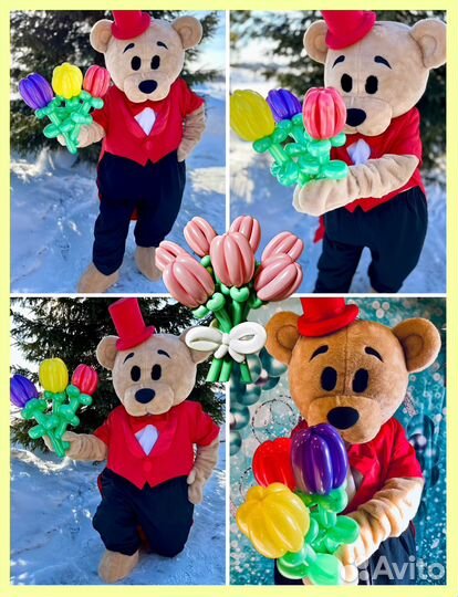 Ростовая кукла, Томми Топтышкин, поздравление