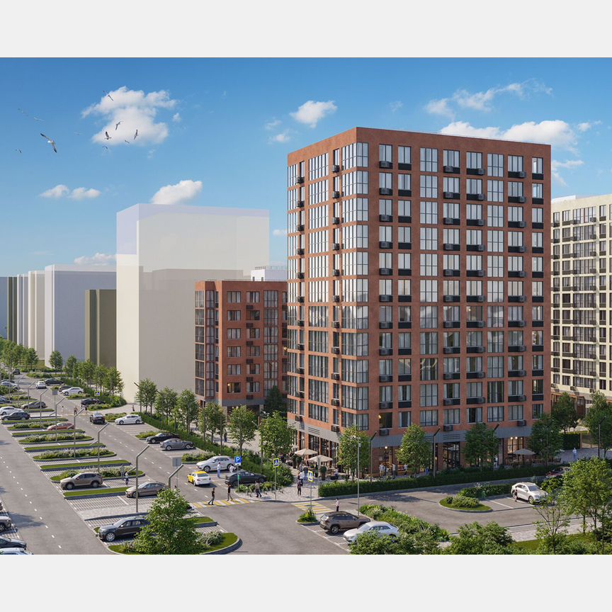 3-к. квартира, 65,6 м², 12/12 эт.
