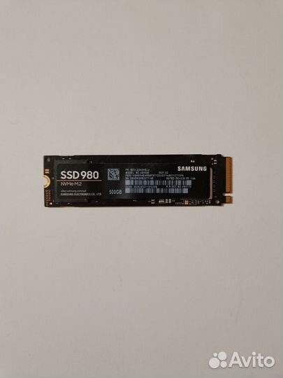 Samsung SSD 980 nvme m.2 500GB