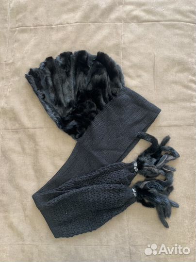 Капор из меха норки