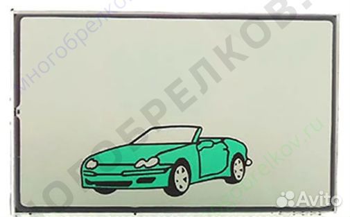 Экран для брелка Tomahawk TZ9010/9.5 шлейф