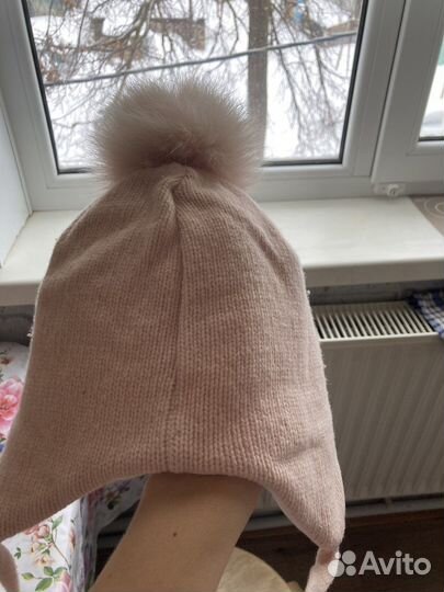 Шапка зимняя для девочки 48 50