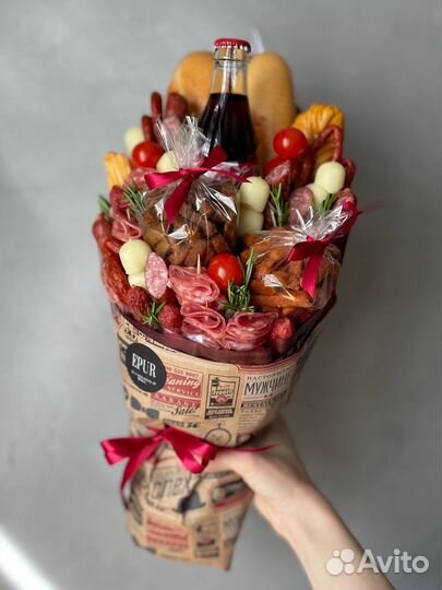 Съедобные букеты для мужчин