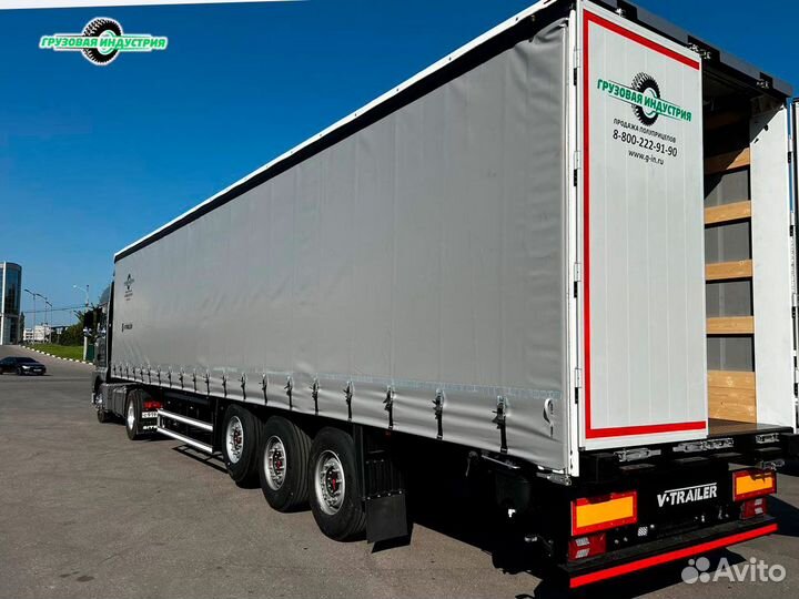 Полуприцеп шторный V-Trailer 329, 2023
