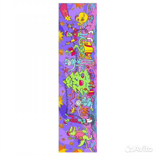 Шкурка для самоката Комета Новогодняя