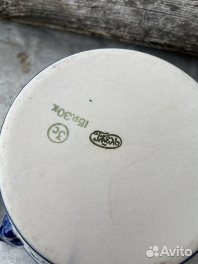 Гжель СССР конфетница винтаж