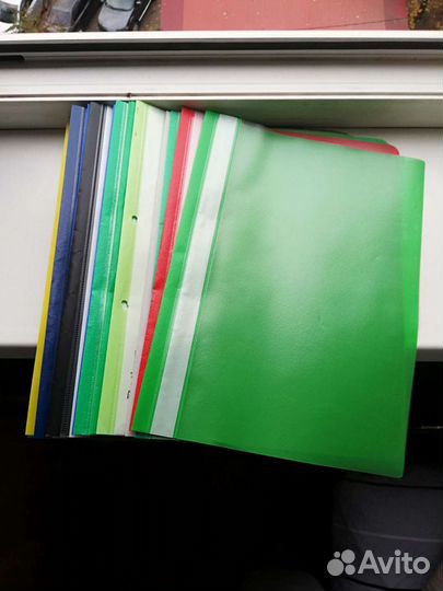 Папки скоросшиватели б/у