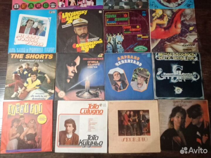 Виниловые пластинки (жанр разный)