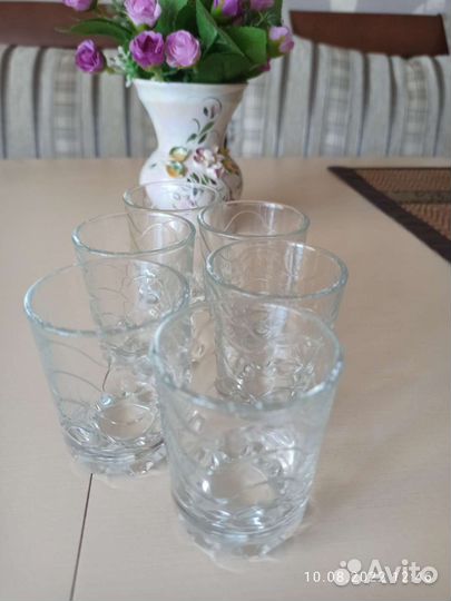 Рюмки стопки 6 штук