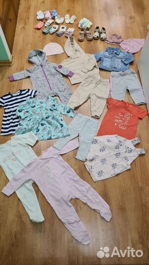 Детские вещи пакетом для девочек74 размер