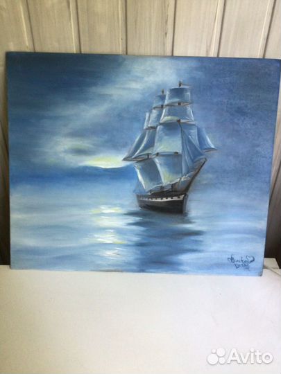 Картина маслом холст