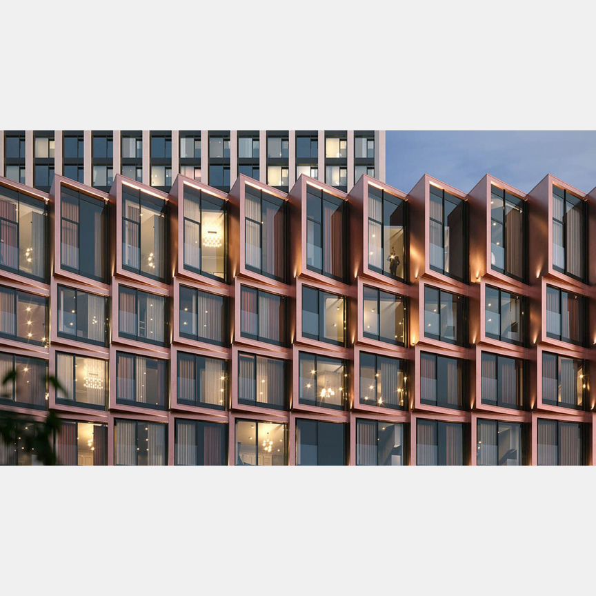 1-к. квартира, 44,3 м², 55/55 эт.