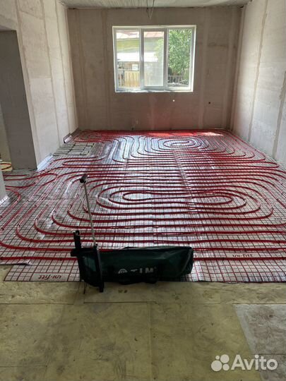 Монтаж теплых водяных полов