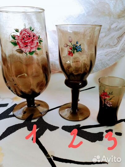 Фужеры винтажные