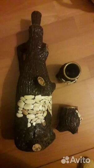 Бутыль, кувшин, пиалы, стопки