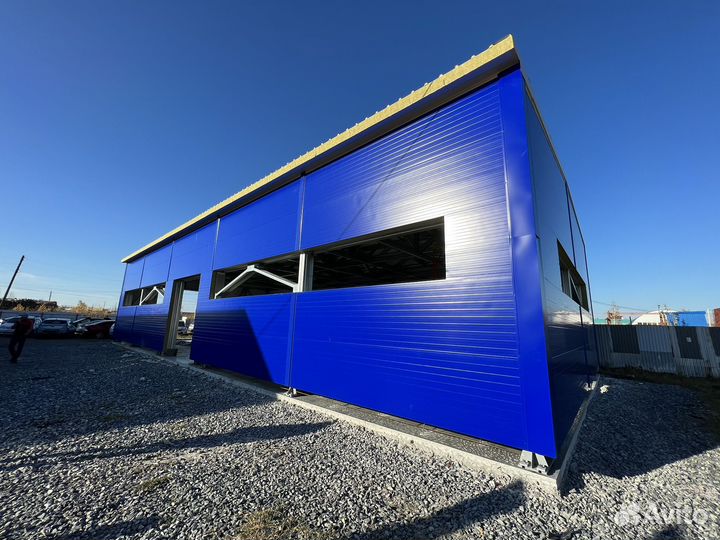 Ангар склад сто автомойка