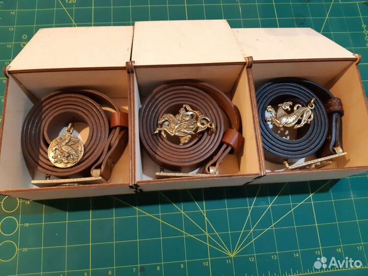 Ремни ручной работы из натуральной кожи