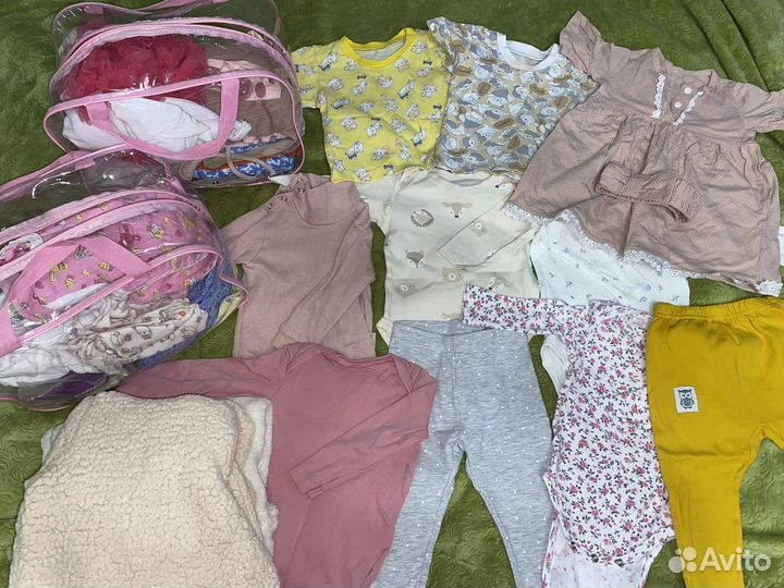 Детские вещи на девочку 68-74(80)
