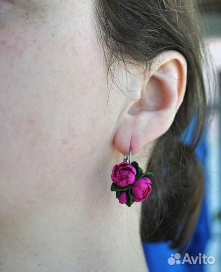 Серьги и кулон