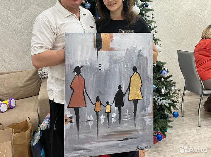 Картины для интерьера и портреты на заказ