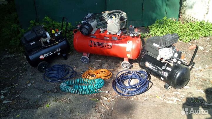 Воздушный компрессор в аренду прокат 100-50 литров