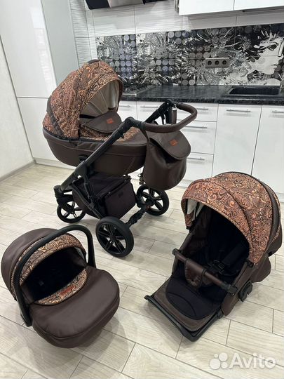 Коляска verdi 3 в 1 mocca (2022г)