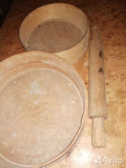 Сито СССР для муки и скалка