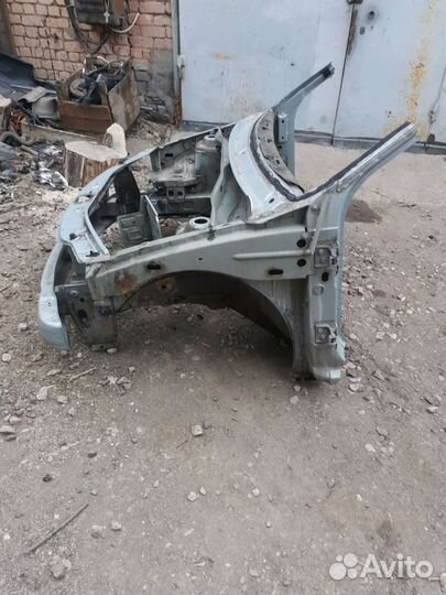 Лонжерон передний левый рено логан