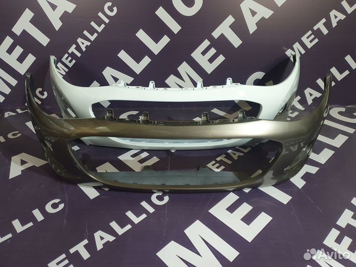 Бампер передний новый Калина 2, цвет белый