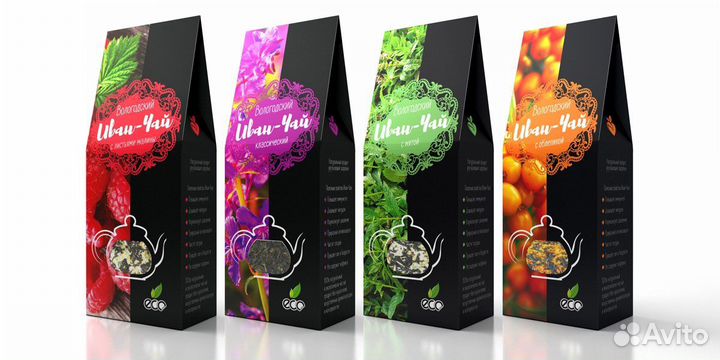 Иван-чай в ассортименте