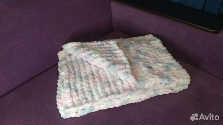 Вязанный плед