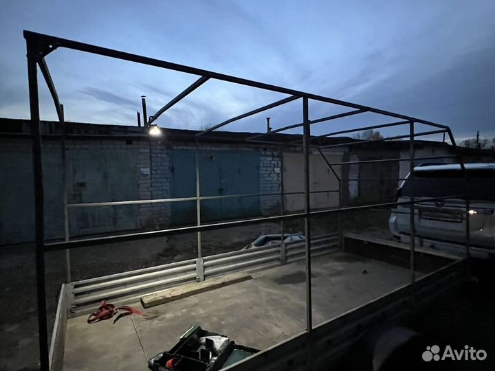 Тент с каркасом для прицепа мзса 817717