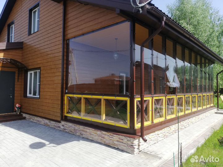 Мягкие окна для беседок террас и веранд