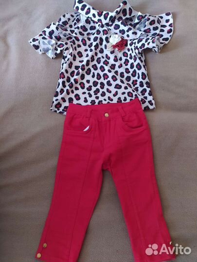 Детская блузка с брюками, костюм