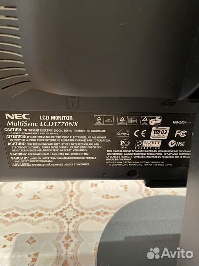 Монитор для компьютера Nec