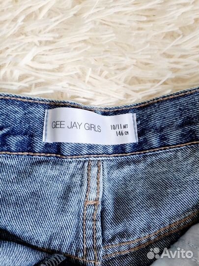 Джинсовые шорты для девочки 146