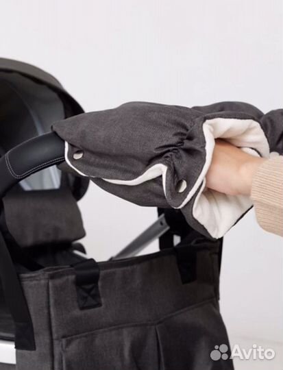 Коляска трансформер Aimile с варежками 2в1 3в1