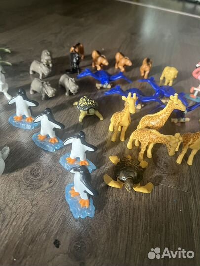 Игрушки из киндера серия животные