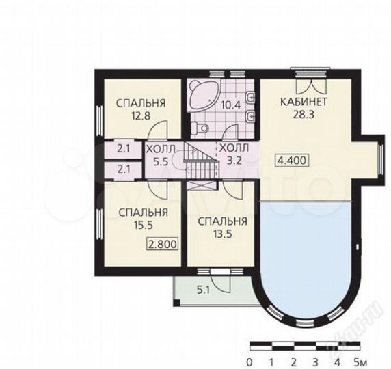 Дом 232 м² на участке 10 сот.