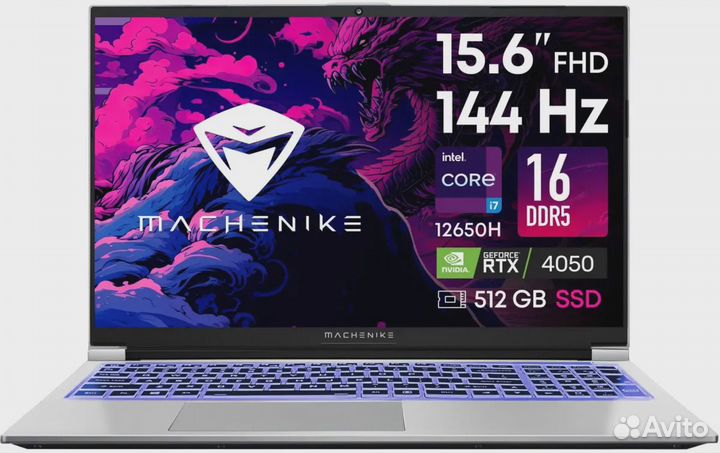 Игровой Machenike RTX4050/i7/16Gb/512Gb Гарантия
