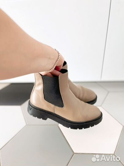 Ботинки кожаные женские 37 эконика